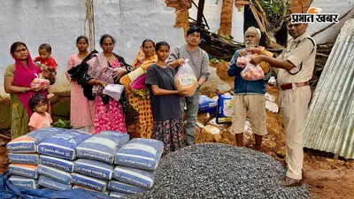 घर पर गिरा विशाल पेड़, परिवार बाल-बाल बचा; अफसर पहुंचे तो मदद देखकर भर आयीं आंखें