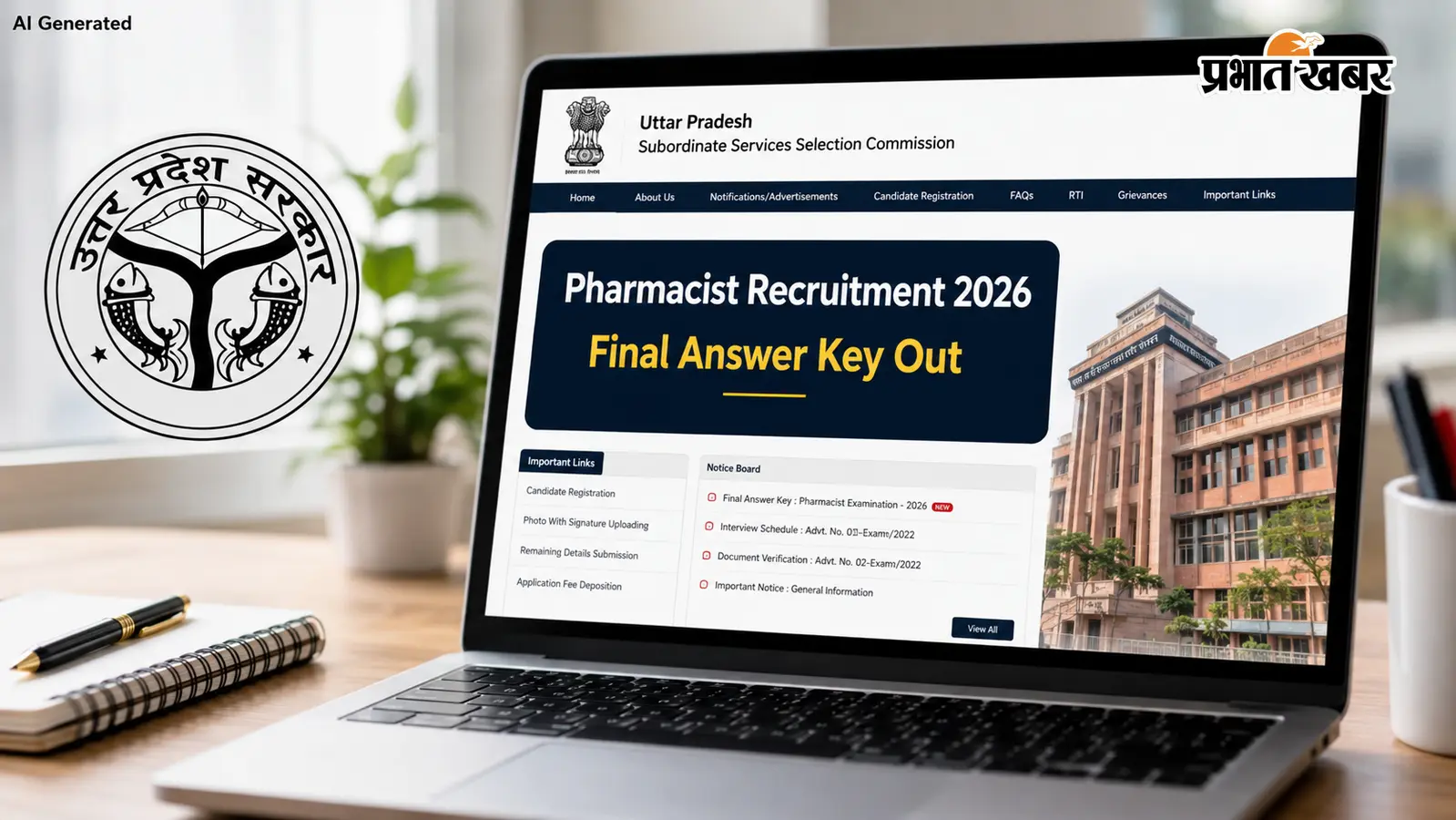 UPSSSC Recruitment 2026: 560 पदों की भर्ती परीक्षा की फाइनल आंसर की जारी, यहां से करें डाउनलोड