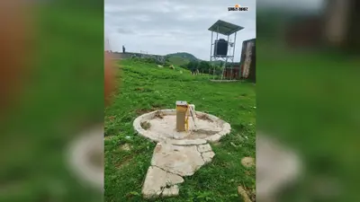 छह माह से सूखा पड़ा जलमीनार, 30 घरों पर पानी का संकट