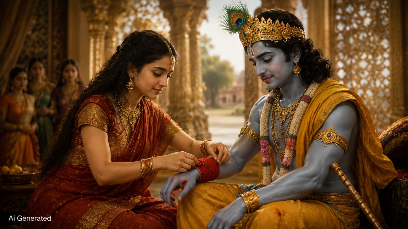 कृष्ण-द्रौपदी: स्नेह और रक्षा का अनोखा बंधन