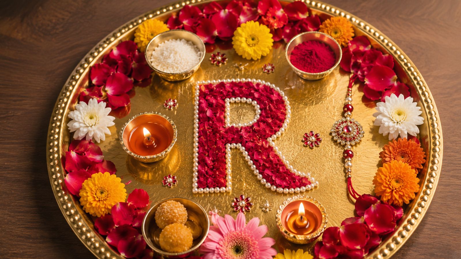 भाई के नाम की स्पेशल थाली, PC- AI