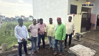 संपतचक के शाहपुर में सड़क निर्माण का अध्यक्ष ने लिया जायजा, गुणवत्ता पर विशेष जोर
