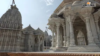 तलेटी तीर्थ मंदिर की भव्यता देख मंत्रमुग्ध हो रहे श्रद्धालु और पर्यटक