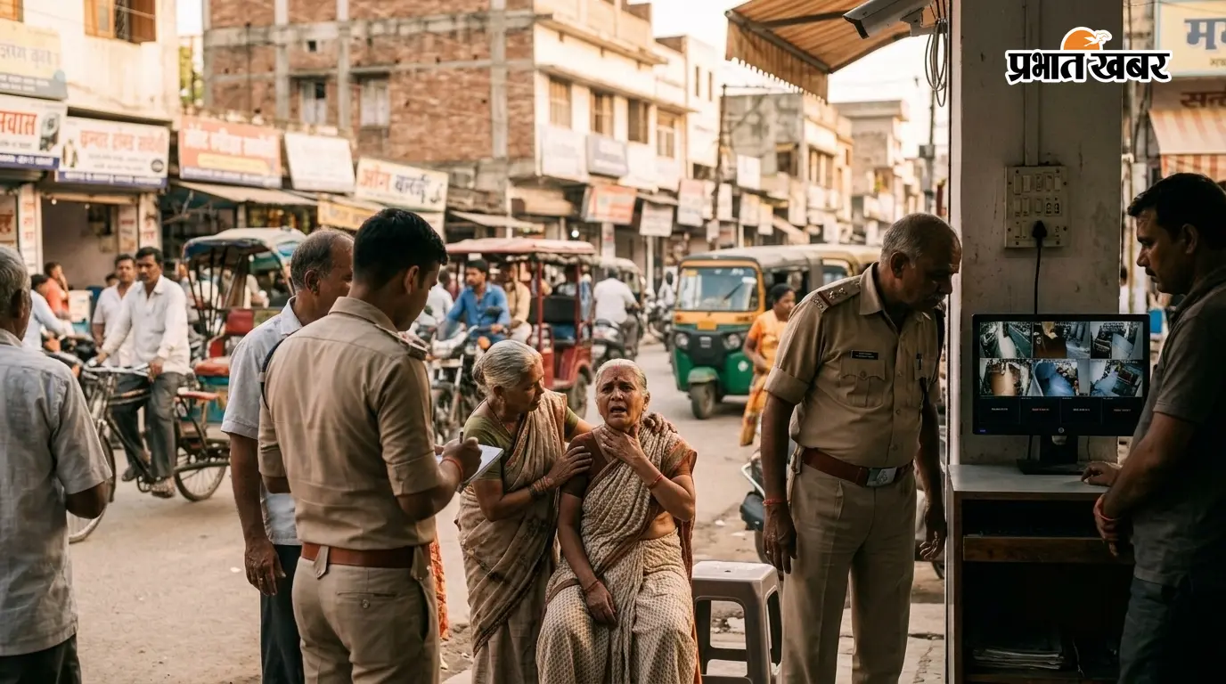 झारखंड पुलिस मेंस एसोसिएशन के उपाध्यक्ष की मां से चेन स्नैचिंग, CCTV खंगाल रही पुलिस