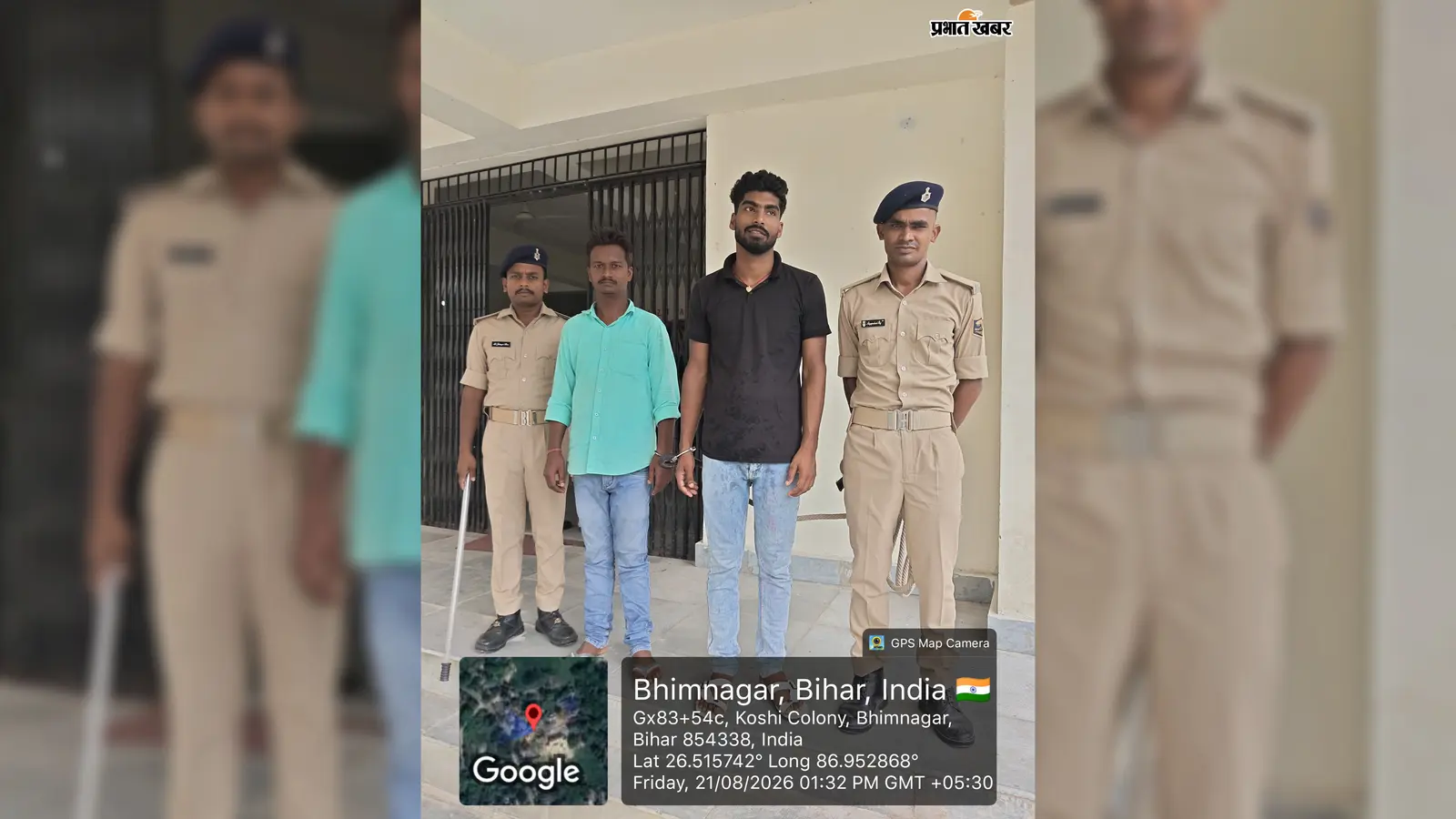 भीमनगर में गलत नंबर प्लेट वाली बाइक जब्त, दो युवक गिरफ्तार; न्यायिक हिरासत में भेजे गये