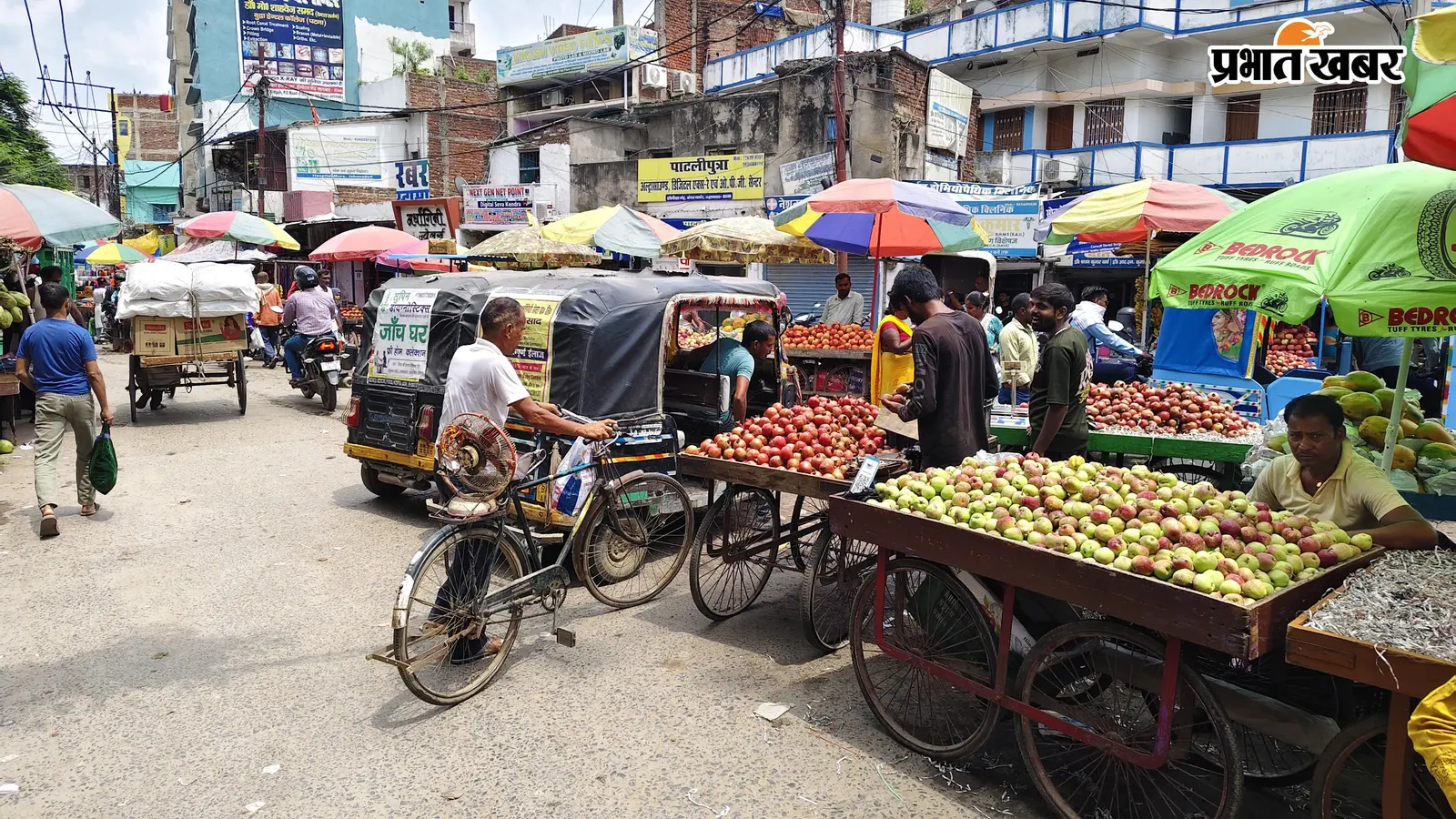 सुबह होते ही अतिक्रमण की गिरफ्त में जहानाबाद की सड़कें, फुटपाथ पर दुकानें तो सड़क पर टेंपो का कब्जा
