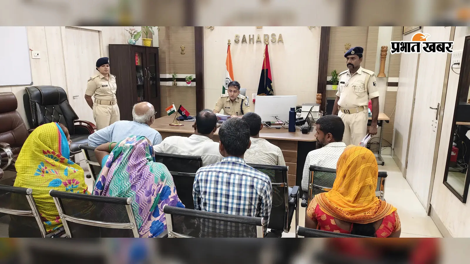 सहरसा पुलिस ने 24 घंटे में 38 गिरफ्तार, 14 वारंटी और शराब तस्कर पर कार्रवाई