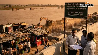 गंगा में बढ़ा पानी, रोजी-रोटी पर संकट; 280 दुकानदारों ने फिर जेपी गंगा पथ पर दुकान लगाने का लिया फैसला