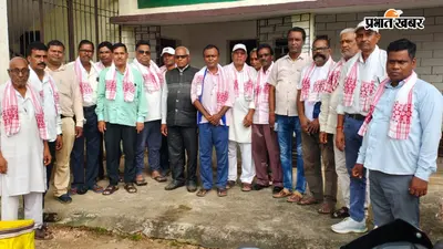 विष्णुगढ़ में कांग्रेस की बैठक, स्वतंत्रता सेनानियों को श्रद्धांजलि और वरिष्ठ नेताओं का सम्मान