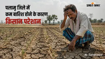 जिले में कम बारिश होने के कारण किसान परेशान, मात्र 46.88 प्रतिशत हुई धान की रोपनी