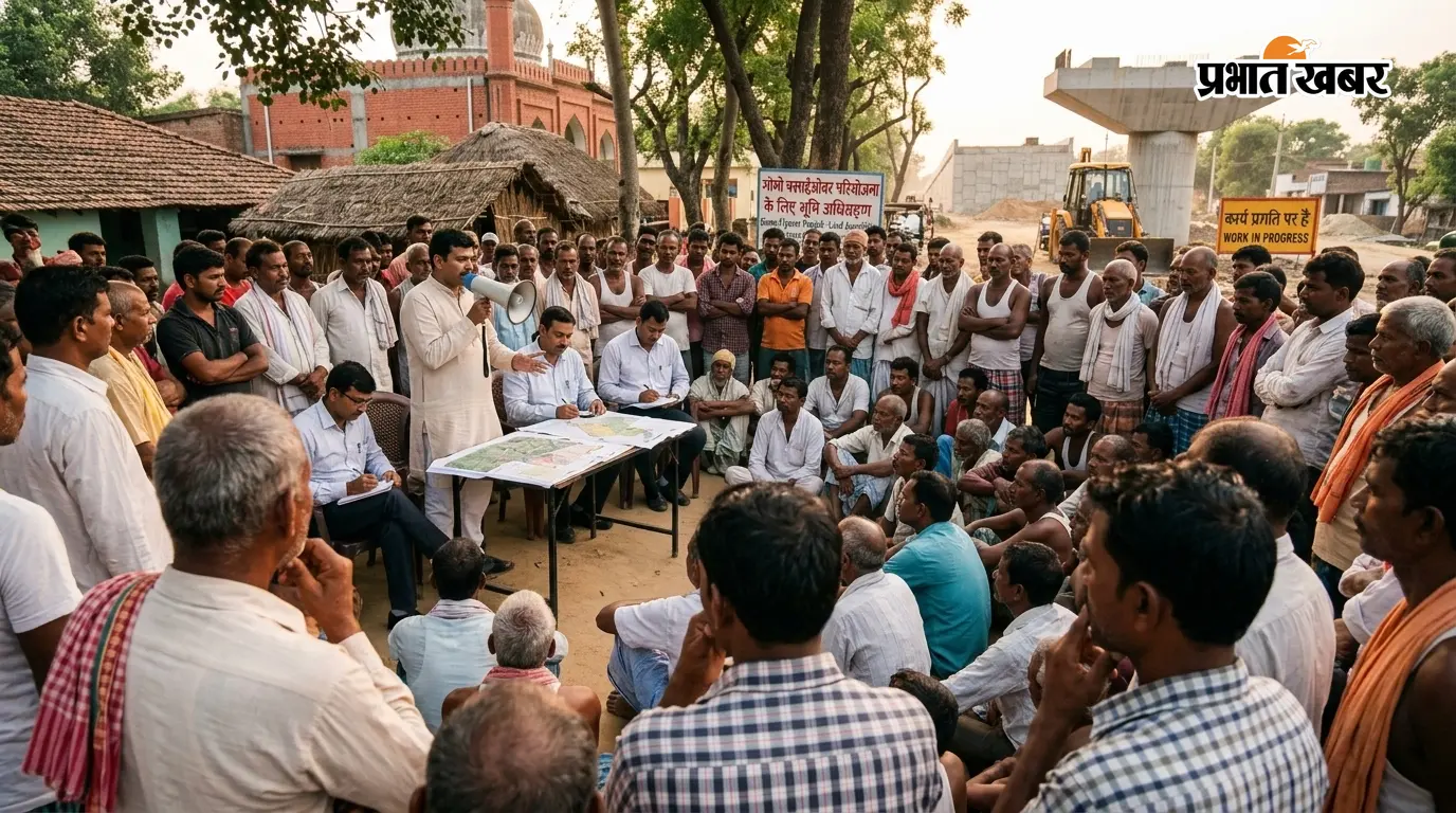 गोमो फ्लाईओवर के लिए जमीन अधिग्रहण की प्रकिया तेज, दो गांवों की 2.615 एकड़ जमीन ली जाएगी
