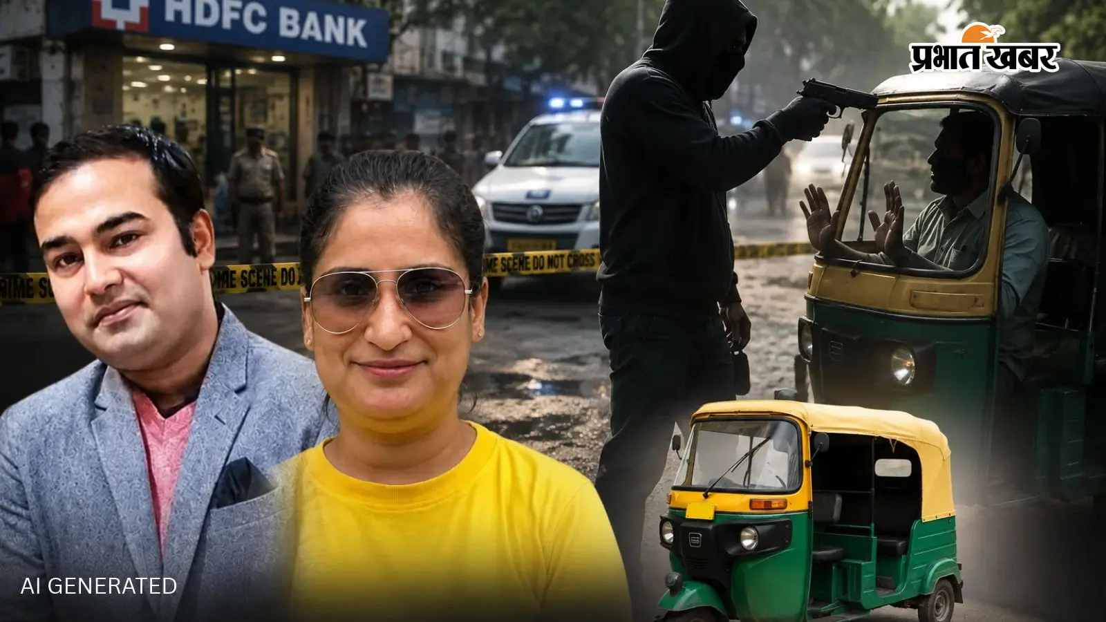लखनऊ हत्याकांड: पत्नी को गोली मारने के बाद ऑटो चालक को गन पॉइंट पर ले गया मानस