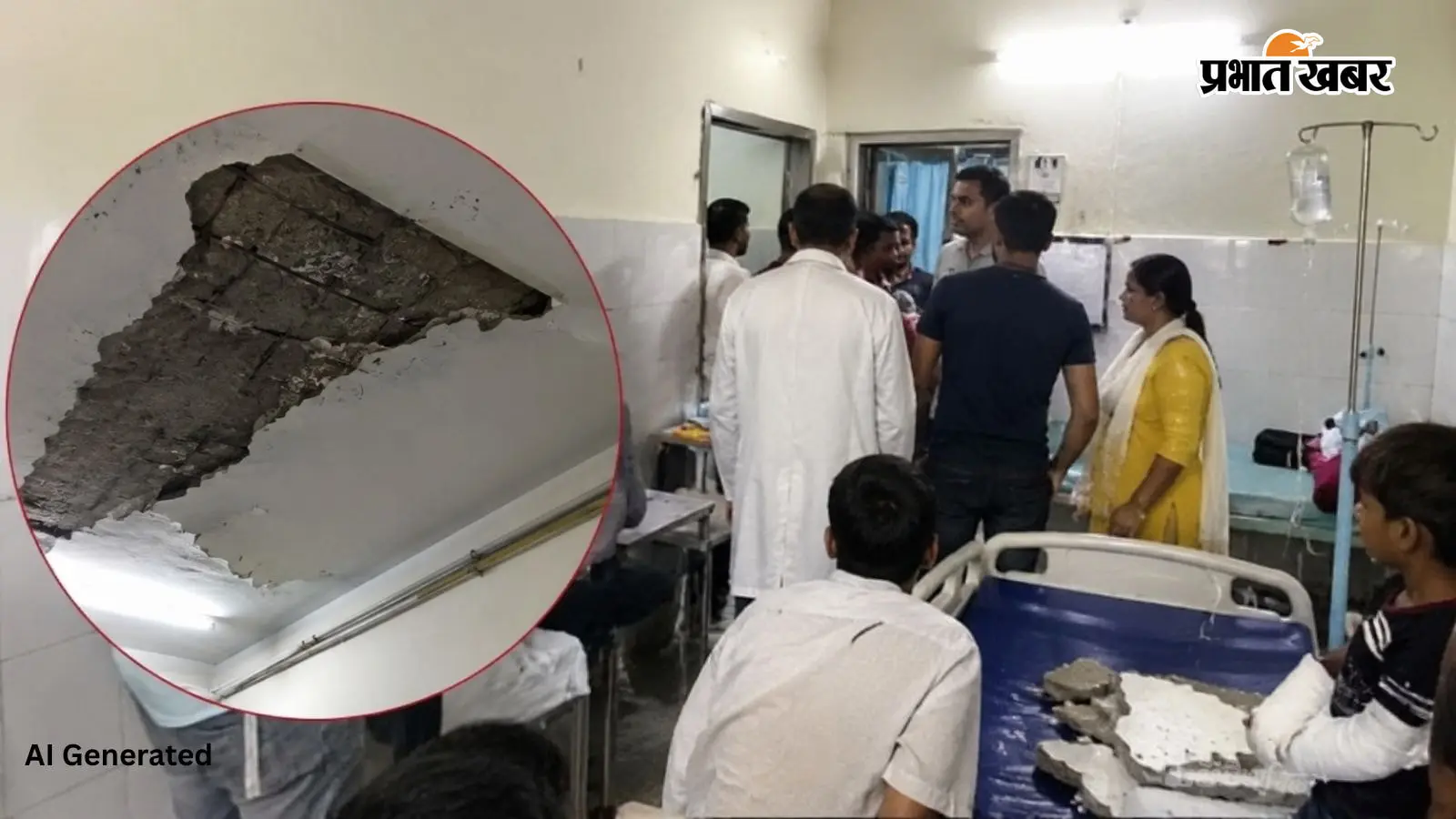 ‘अस्पताल’ में ही मौत ने दी दस्तक! 10 साल के उमेर पर गिरा छत का प्लास्टर, ICU में इलाज के दौरान मौत
