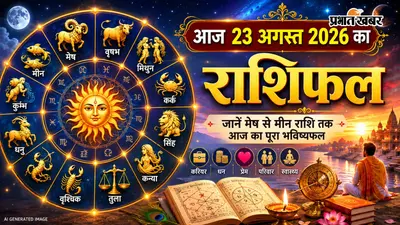 आज 23 अगस्त 2026 का राशिफल: रविवार को आज कौन सी भूल पड़ सकती है भारी और किस फैसले से बदलेगी आपकी किस्मत? जानें 12 राशियों का हाल