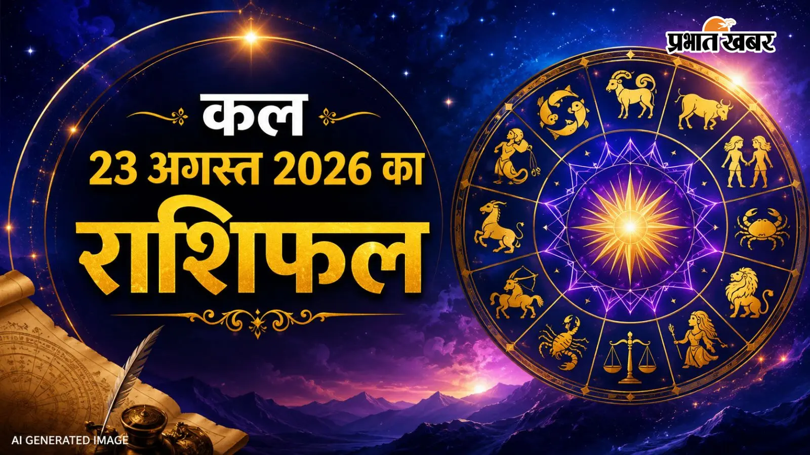 कल का राशिफल: किस्मत का खेल या सितारों की चाल? जानिए 23 अगस्त को क्या छिपा है आपके नसीब में