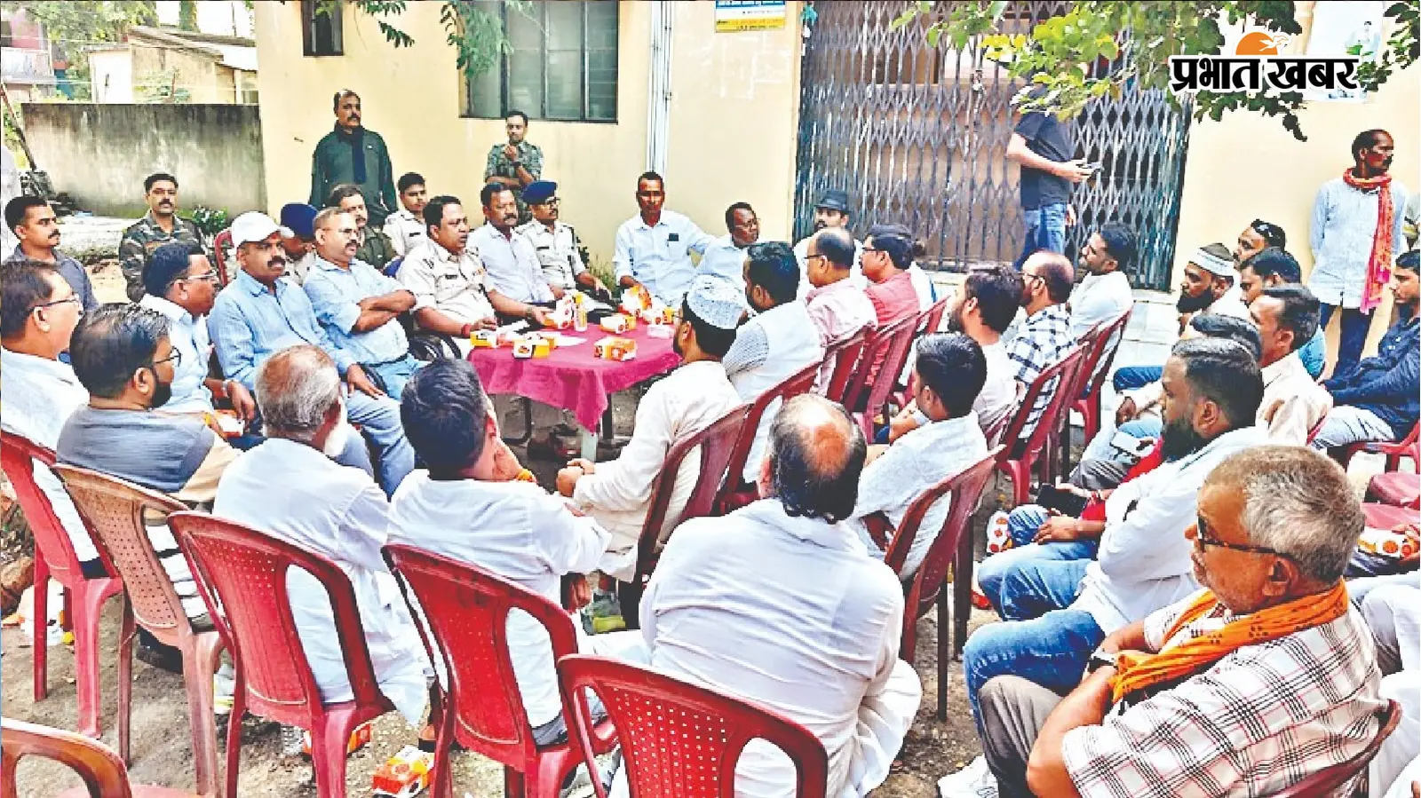 ईद मिलाद-उन-नबी को लेकर शांति समिति की बैठक, टंडवा में सौहार्द बनाए रखने पर जोर