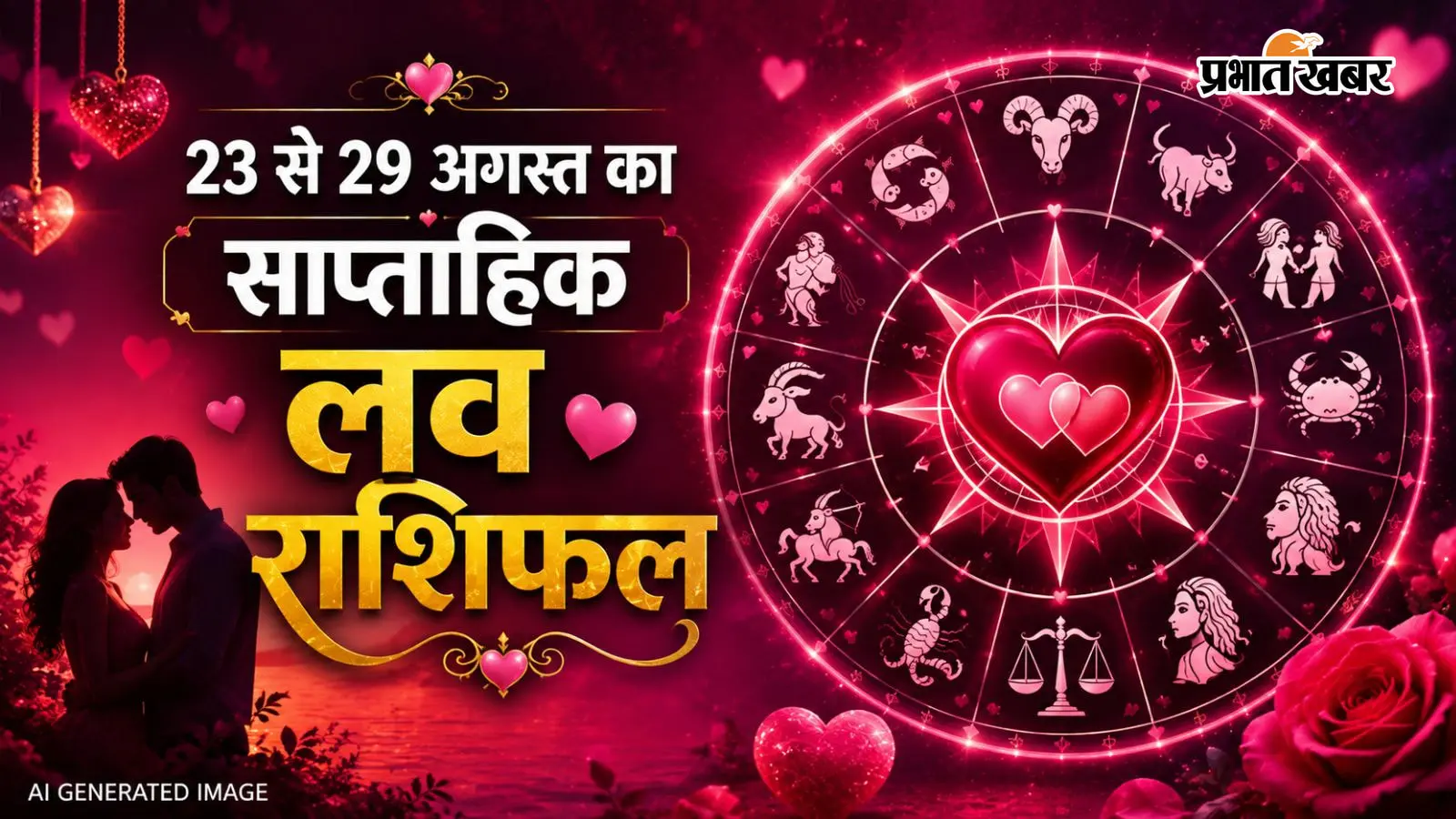 सप्ताहिक लव राशिफल: इश्क का वीकली रिपोर्ट कार्ड, जानिए इस हफ्ते आपकी लव लाइफ 'पास' होगी या 'फेल'?