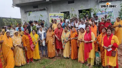 पर्यावरण संरक्षण का संदेशः सर्वेश्वरी समूह महिला संगठन ने भभरी में किया पौधरोपण