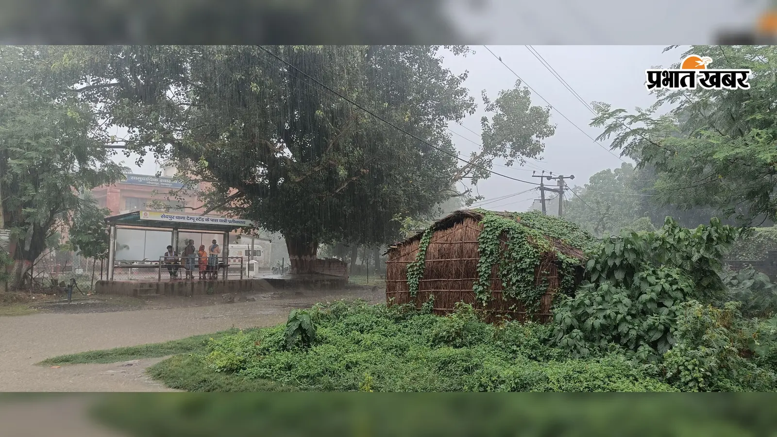 मूसलाधार बारिश से गोपालपुर की सड़कें बनीं तालाब, घर से निकलना भी मुश्किल