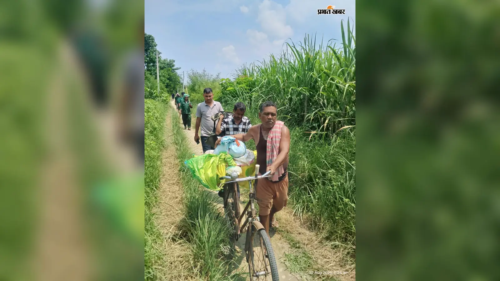 बाघ का खौफ ऐसा कि अकेले खेत जाने से डर रहे किसान, ड्रोन से हो रही निगरानी