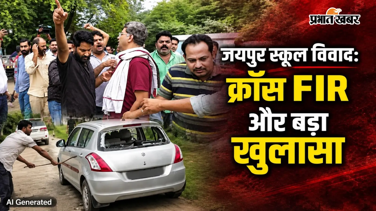 जयपुर स्कूल विवाद: CJP और ग्रामीणों ने दर्ज कराई क्रॉस FIR, आशुतोष रांका बोले- कैलाश वर्मा के साथ दिखे थे हमलावर