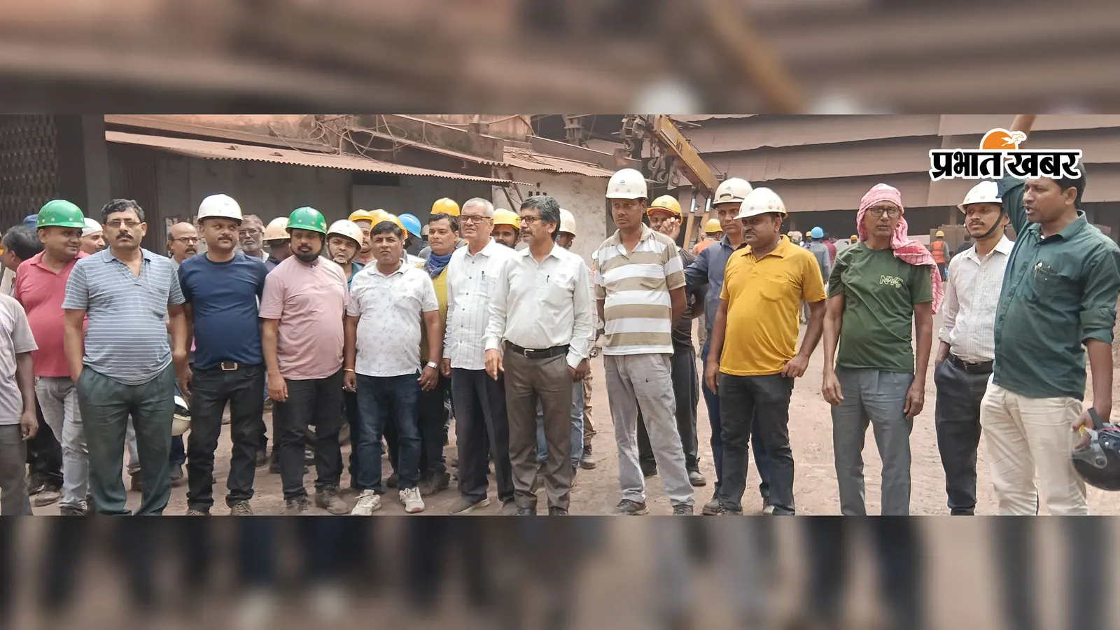सिंटर प्लांट में मजदूर संवाद, ठेका श्रमिकों के वेतन-सुरक्षा पर उठी आवाज