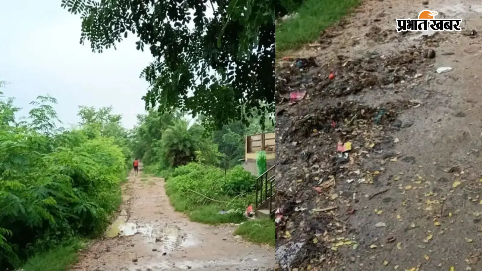 गया जी : पक्की सड़क के इंतजार में अमसोत गांव के 100 घर, बारिश में कीचड़ से पैदल चलना भी मुश्किल