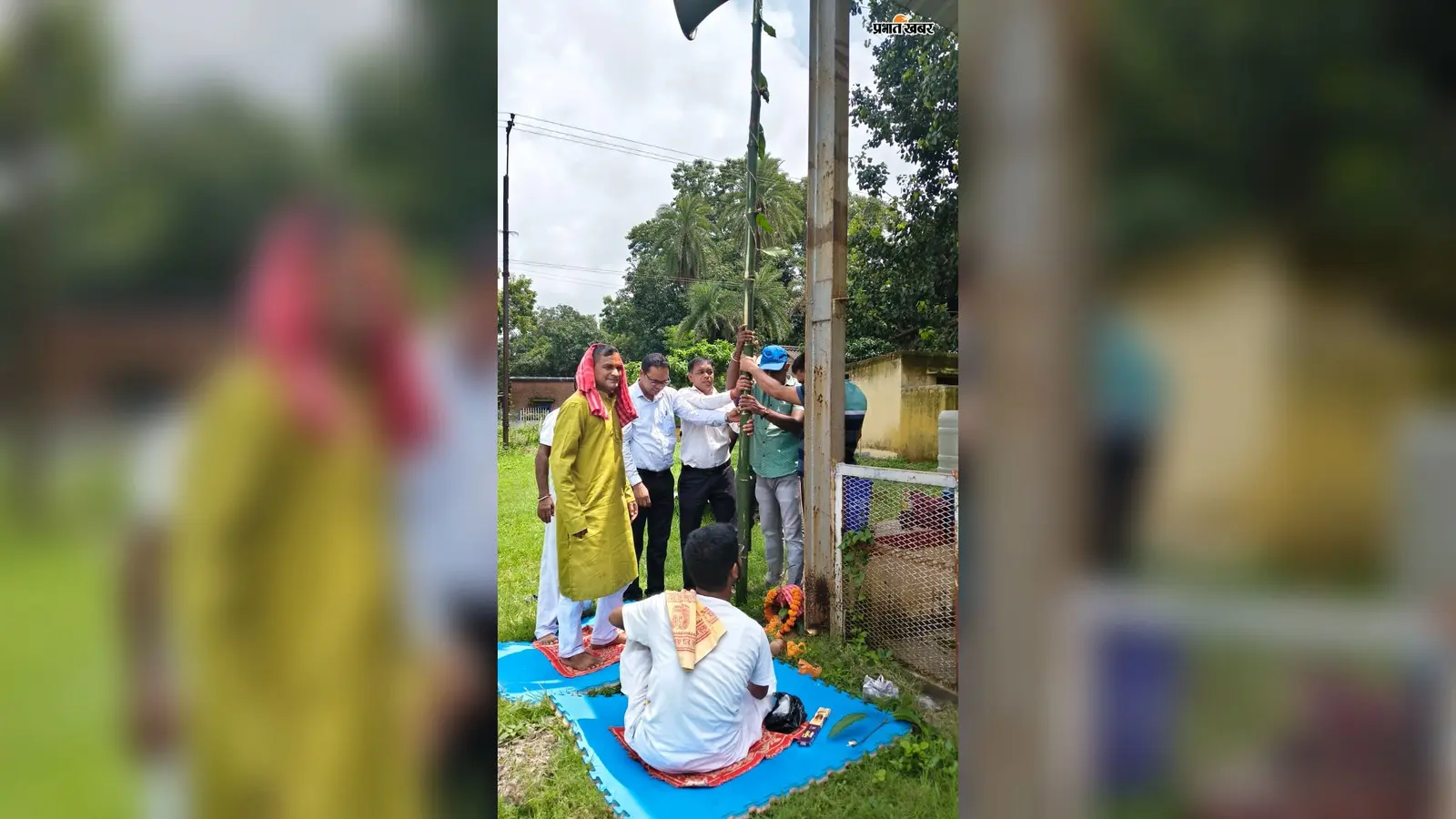 खूंटी पूजा के साथ दुर्गापूजा की तैयारियों का शुभारंभ, भक्तिमय हुआ माहौल