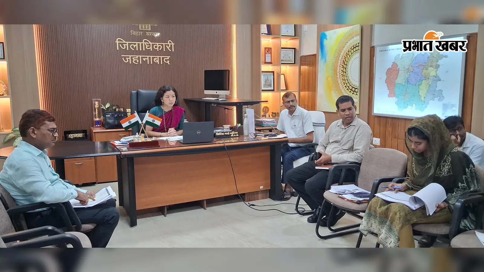 जहानाबाद में लोक शिकायतों के समाधान पर डीएम सख्त, 7,462 आवेदनों में 6,801 का हुआ निष्पादन