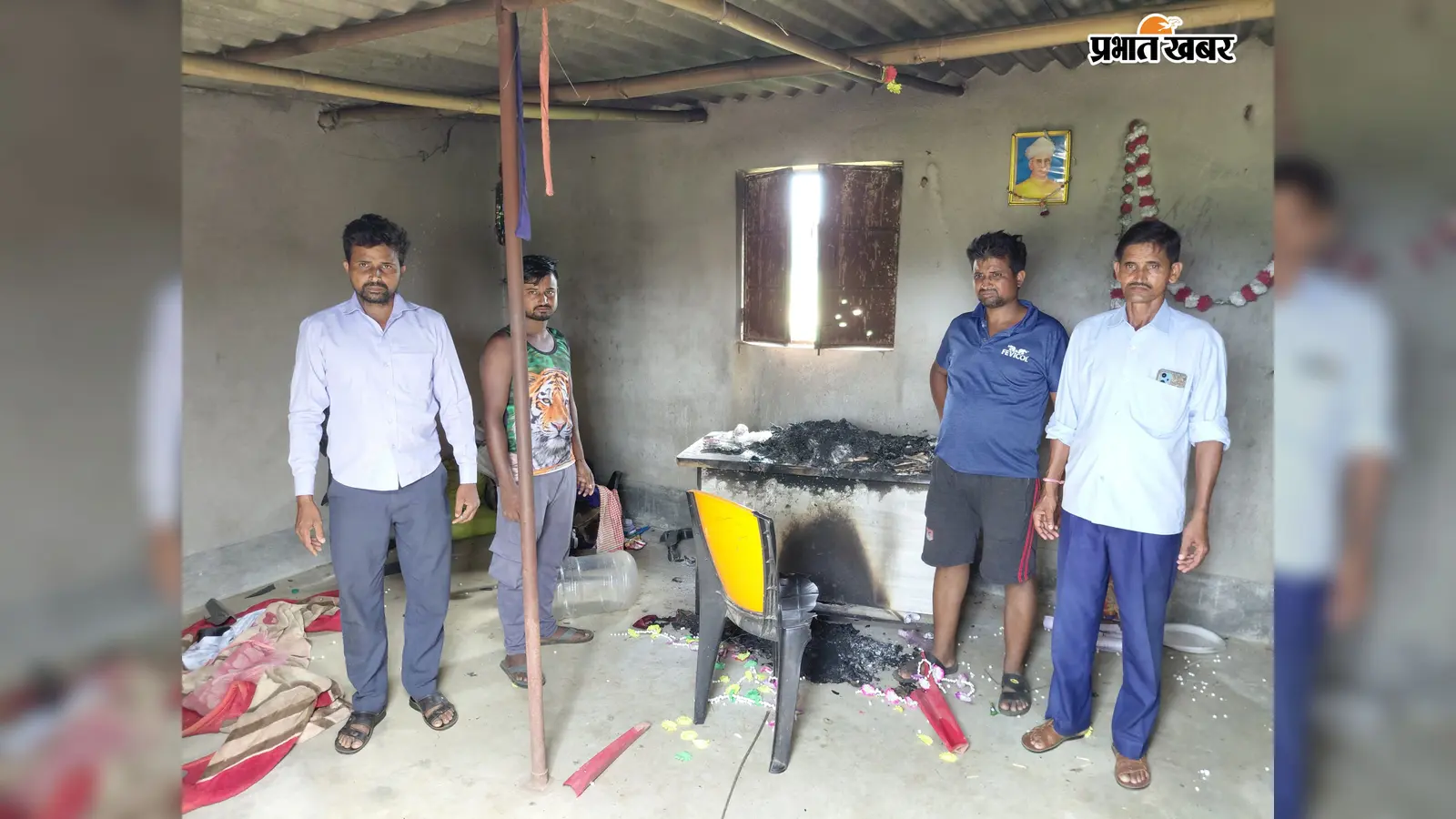 शिक्षण केंद्र में गोलीबारी और आगजनी का आरोप, जमीन विवाद में आमने-सामने दो पक्ष