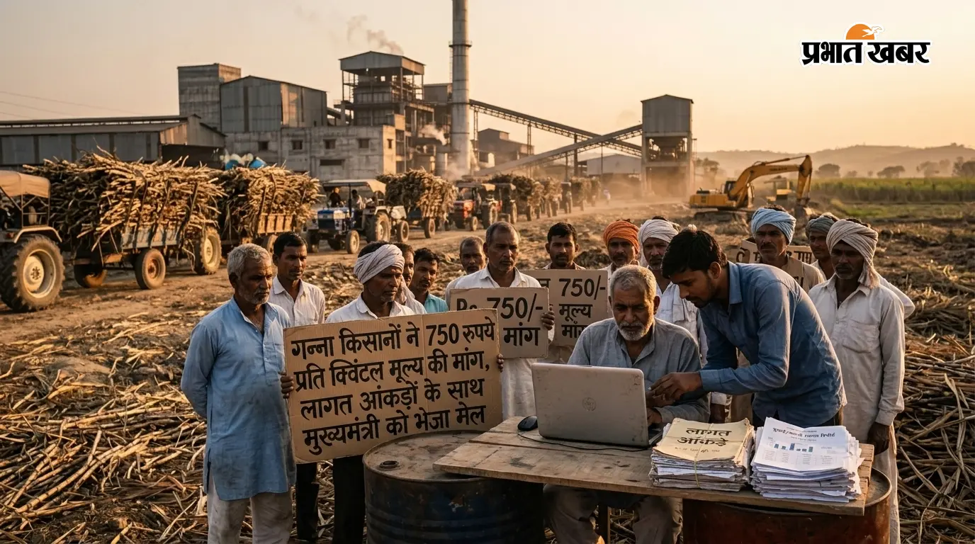 सीतामढ़ी: गन्ना किसानों ने 750 रुपये प्रति क्विंटल मूल्य की मांग, लागत आंकड़ों के साथ मुख्यमंत्री को भेजा मेल