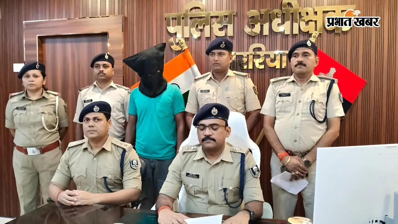 अररिया में शराब माफिया पर पुलिस का बड़ा प्रहार: 5448.6 लीटर अंग्रेजी शराब के साथ कंटेनर जब्त, पटना का चालक गिरफ्तार