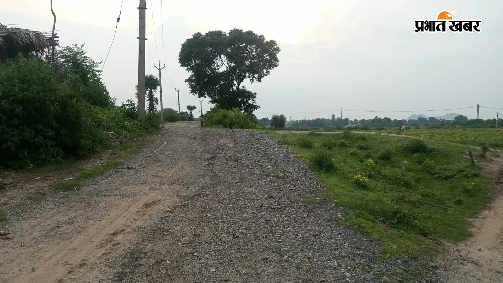 औरंगाबाद में सड़क निर्माण के दौरान मिट्टी ढुलाई से जर्जर हुई सड़क, ग्रामीणों को आवागमन में परेशानी
