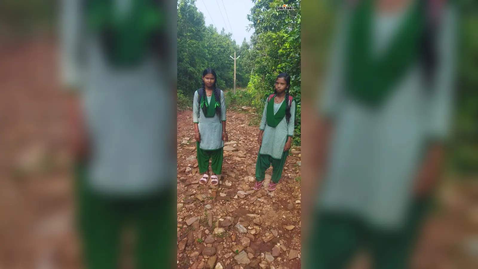 इस गांव में आज तक नहीं पहुंचा विकास का सूरज, पांच किमी सड़क में पत्थर ही पत्थर