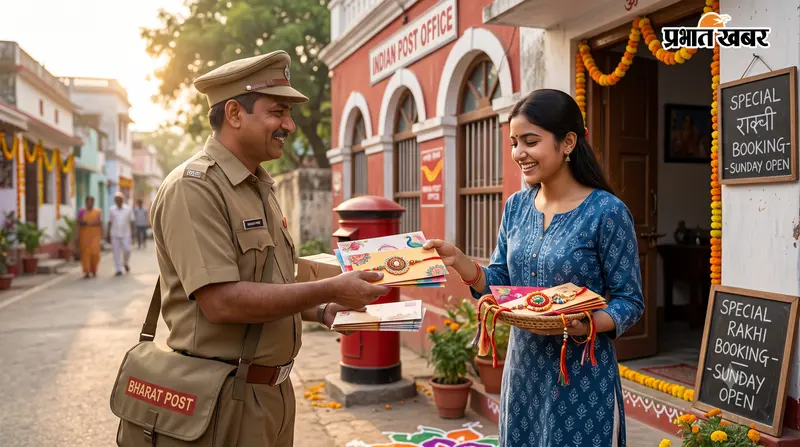 बिहार में रक्षाबंधन पर डाक विभाग की खास पहल, रविवार को भी सुबह खुलेंगे डाकघर; राखी की होगी स्पेशल बुकिंग और होम डिलीवरी