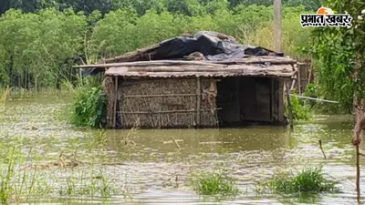 गंगा के बढ़ते जलस्तर से बेगूसराय में दहशत, निचले इलाकों में घुसा बाढ़ का पानी