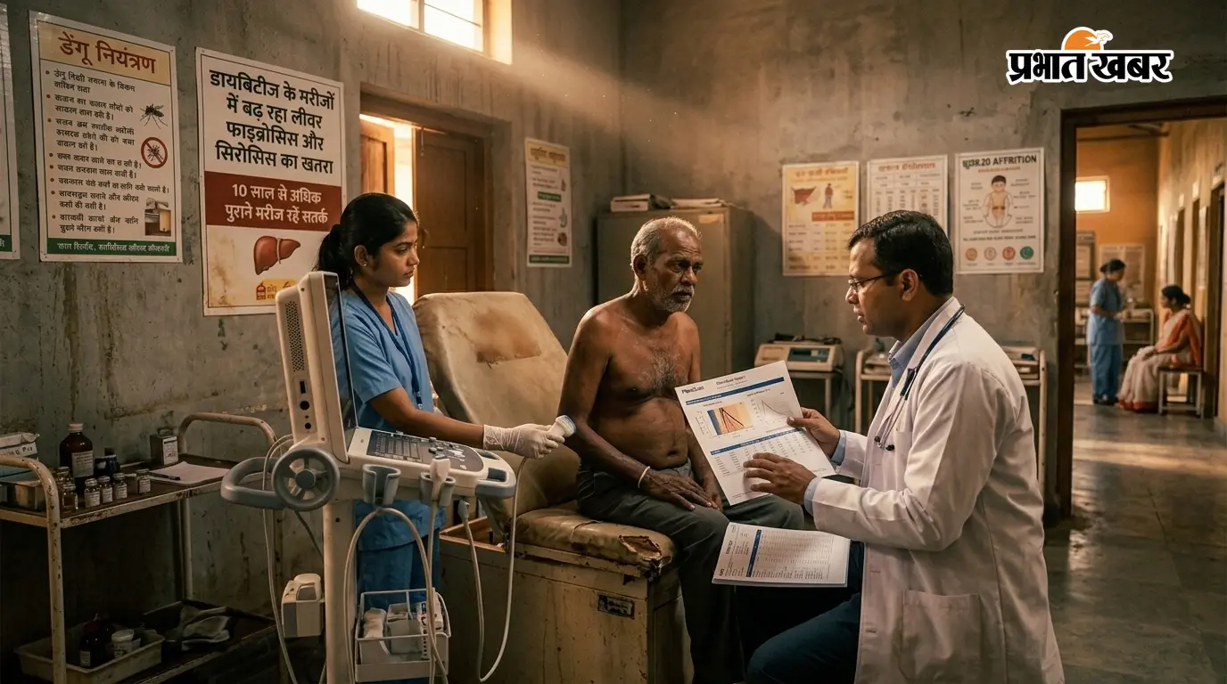 डायबिटीज के मरीजों में बढ़ रहा लीवर फाइब्रोसिस और सिरोसिस का खतरा, 10 साल से अधिक पुराने मरीज रहें सतर्क