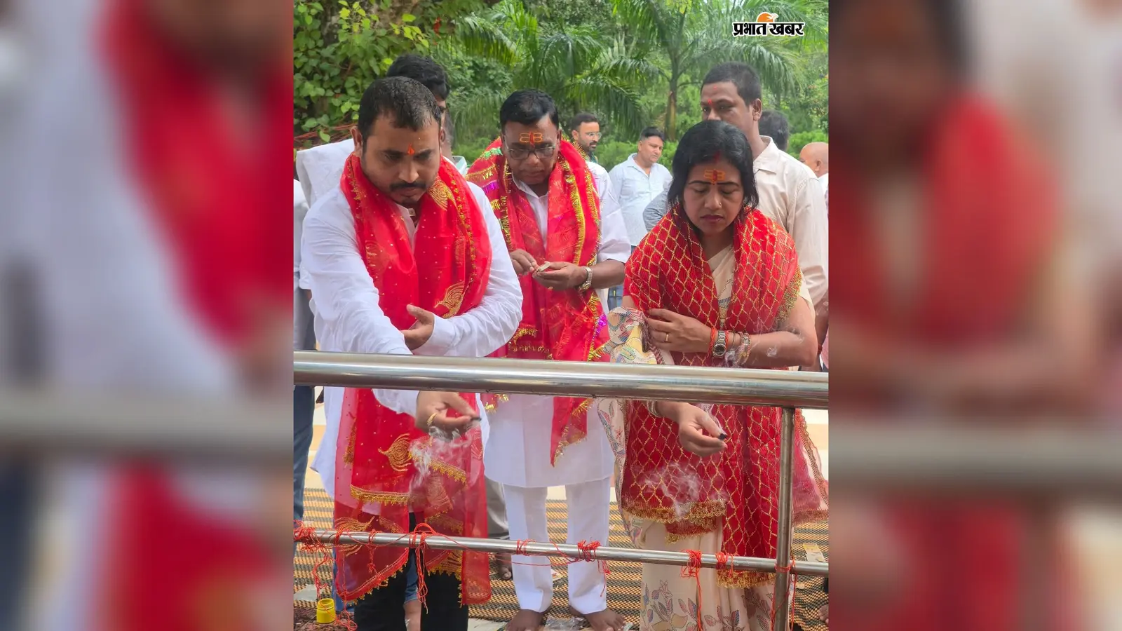 याचिका समिति के तीन विधायकों ने मां भद्रकाली मंदिर में की पूजा, सहस्त्र शिवलिंग का किया जलाभिषेक