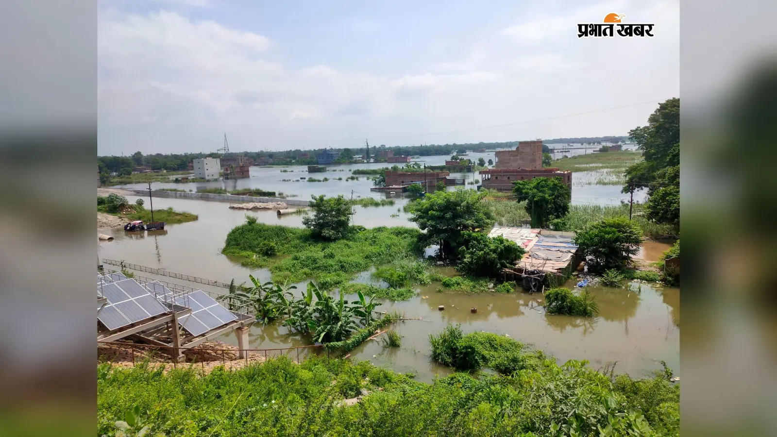 हाजीपुर : लालगंज में खतरे के निशान से ऊपर गंडक, बाढ़ का खतरा, 48 घंटे के लिए अलर्ट जारी