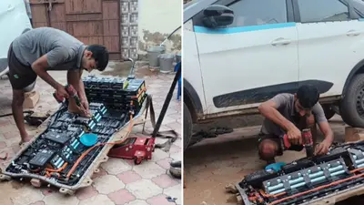 सर्विस सेंटर के महंगे बिल से बचने के लिए शख्स ने खुद खोल दी EV की बैटरी, 2 दिन में कर दी ठीक, वीडियो वायरल