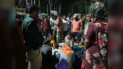 बालूमाथ में 11 हजार वोल्ट तार की चपेट में आने से हाइवा चालक की मौत, परिजनों ने NH-22 जाम किया