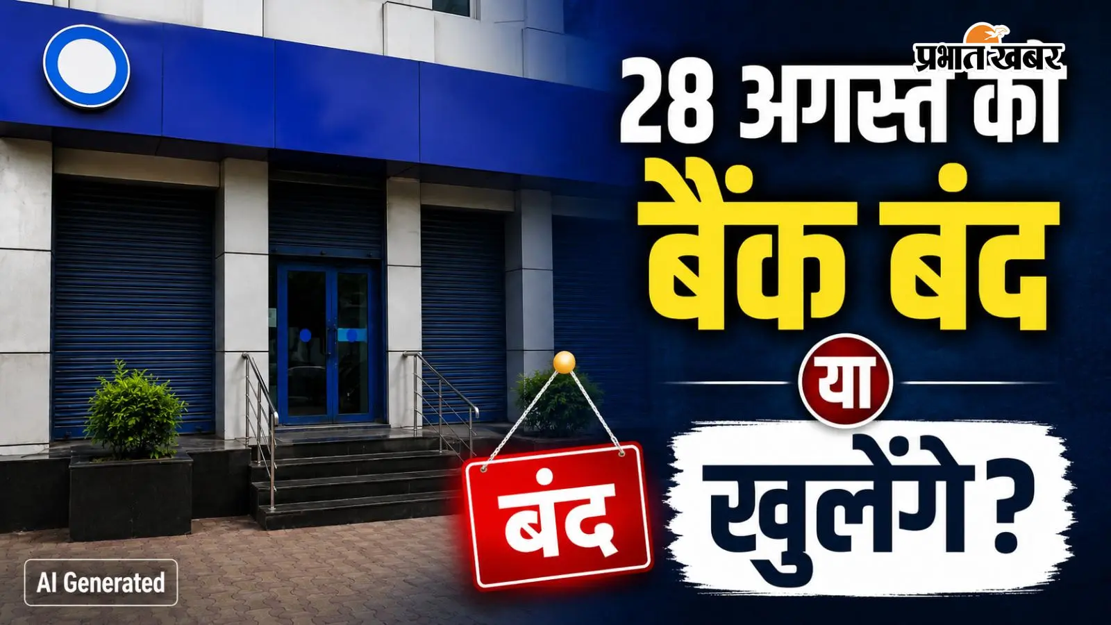 Bank Holiday: 28 अगस्त को बैंक बंद रहेंगे या खुलेंगे? रक्षाबंधन के दिन ब्रांच जाने से पहले देख लें लिस्ट