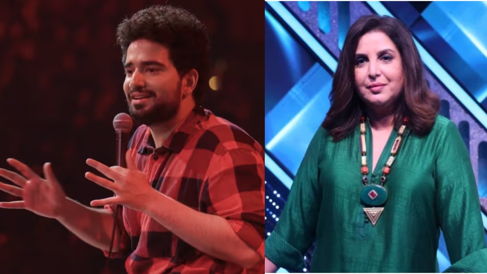 फराह खान और समय रैना (Farah Khan and Samay Raina)