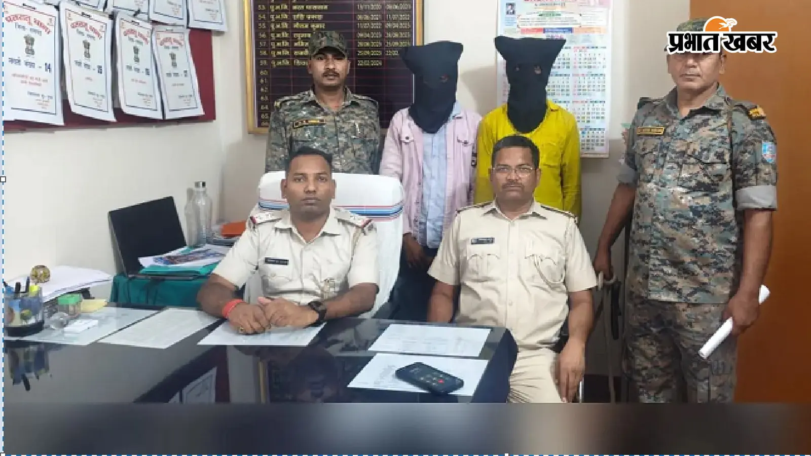 पतरातू में BNS संबंधित दर्ज मामले में दो आरोपी गिरफ्तार, कानूनी प्रक्रिया के बाद न्यायिक हिरासत में भेजे गये