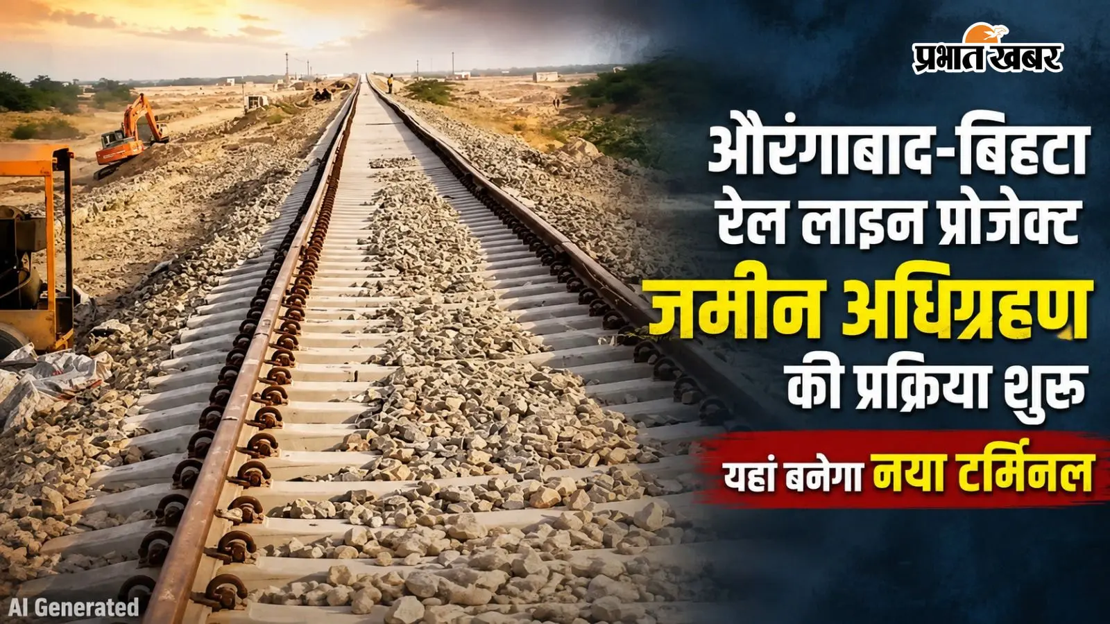 औरंगाबाद-बिहटा रेल लाइन प्रोजेक्ट को लेकर अपडेट, जमीन अधिग्रहण की प्रक्रिया शुरू, यहां बनेगा नया टर्मिनल