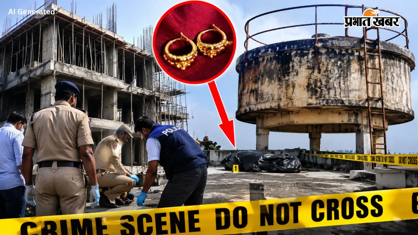 सोने की बालियों के लिए 60 साल की महिला की हत्या, पानी की टंकी में मिली लाश; CCTV से खुला राज