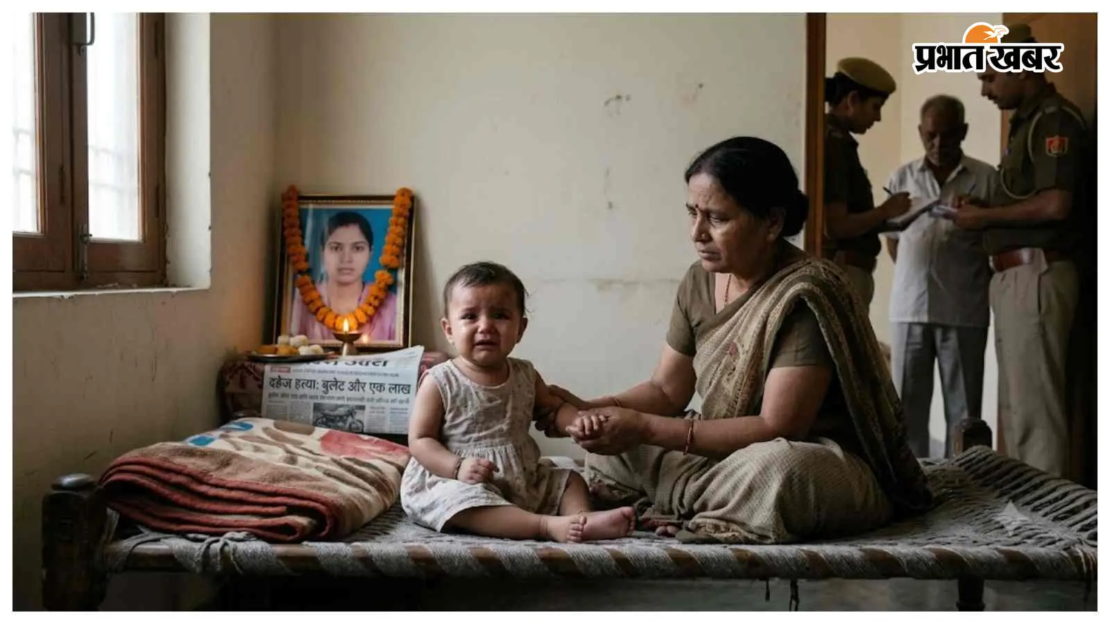 एक लाख और बुलेट बनी मौत का कारण? घर में मिला महिला का शव, छह माह की मासूम हुई बेसहारा