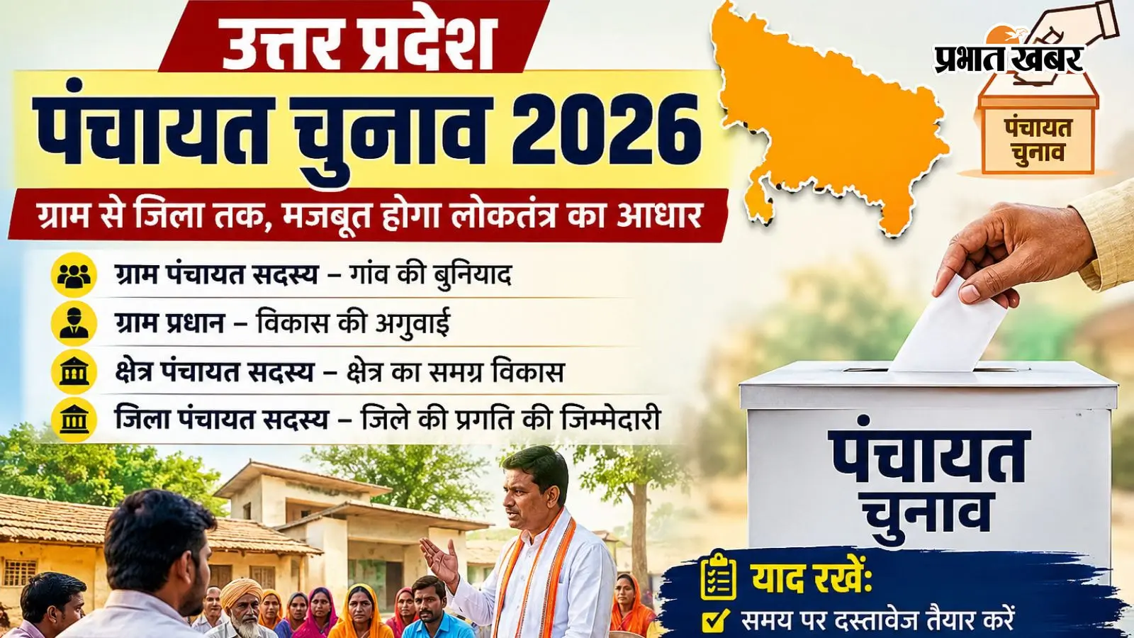 UP पंचायत चुनाव लड़ने की तैयारी कर रहे हैं तो जुटा लें ये जरूरी दस्तावेज, चुनावी प्रक्रिया से पहले जरूर देखें यह चेकलिस्ट