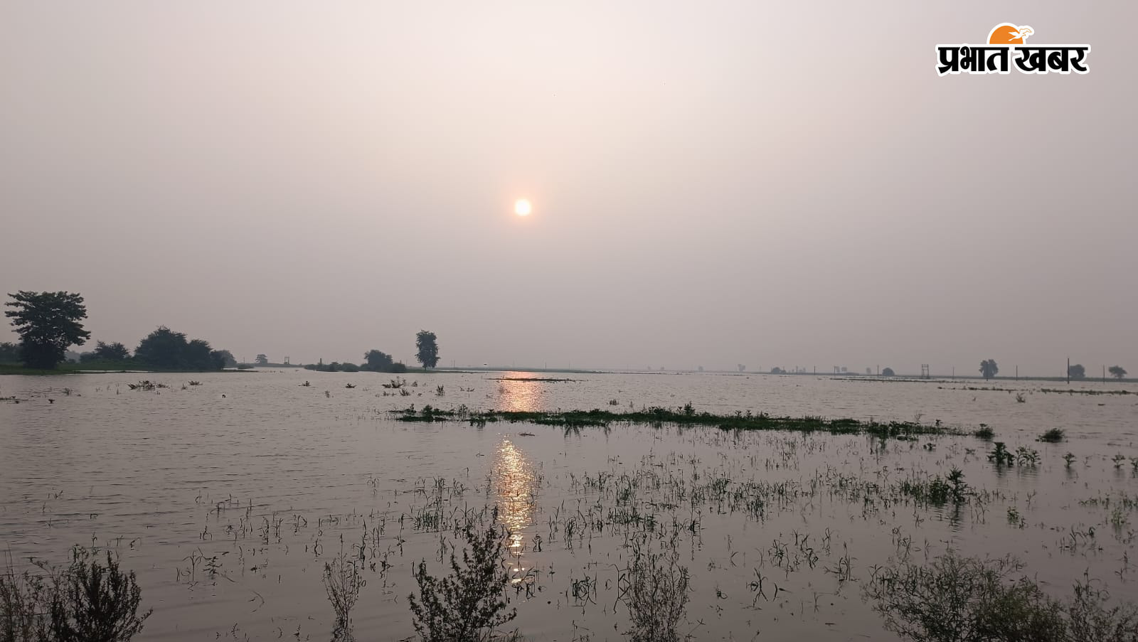 नोट: फोटो नंबर 23 सीएचपी 7 है कैप्सन होगा-चकनूर के सामने जलमग्न हुआ क्षेत्र | Prabhat Khabar Network