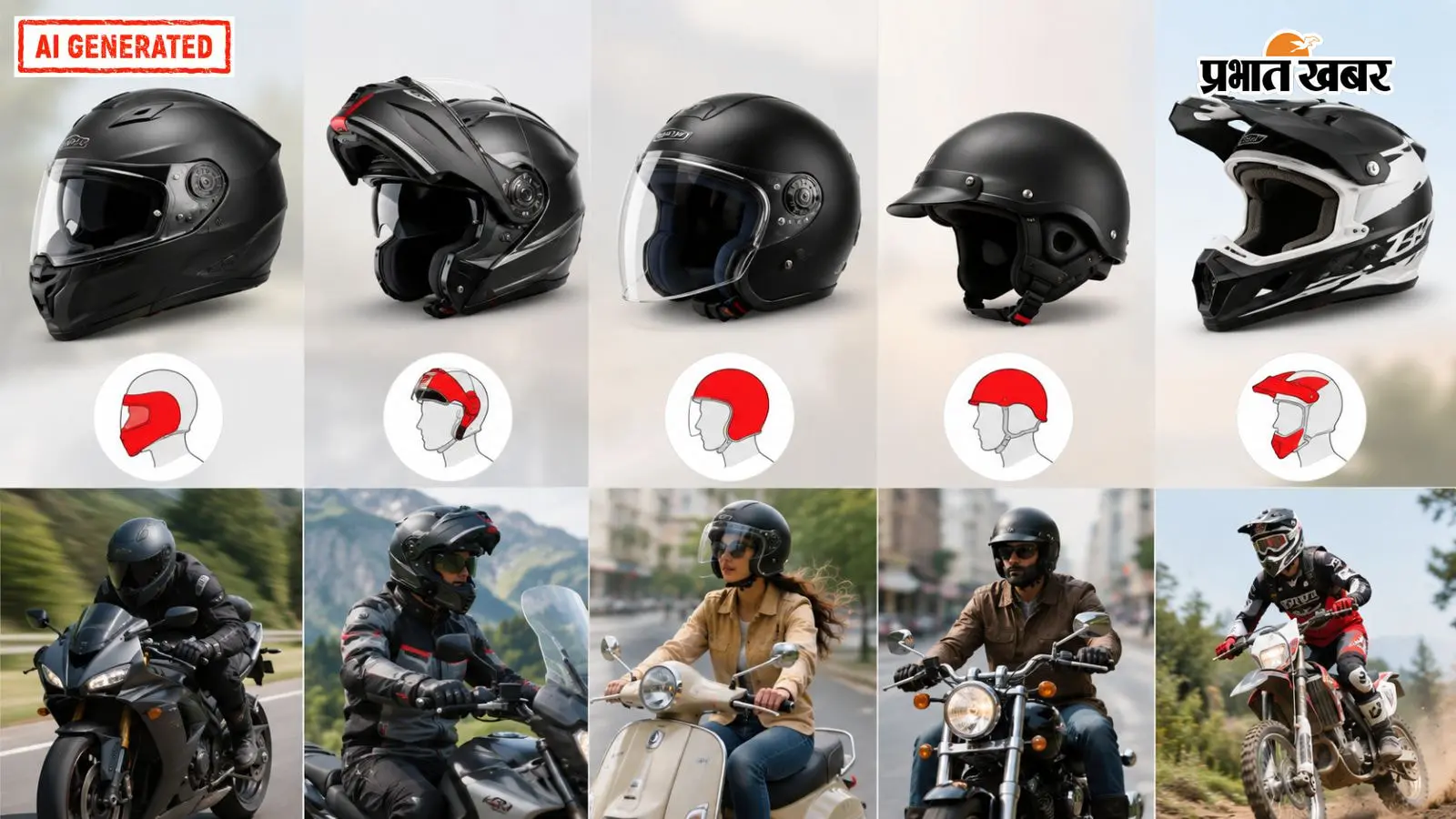 Best Helmet Types for Bikers: फुल-फेस से लेकर ओपन-फेस तक, जानें कौन सा हेलमेट है आपके लिए बेस्ट